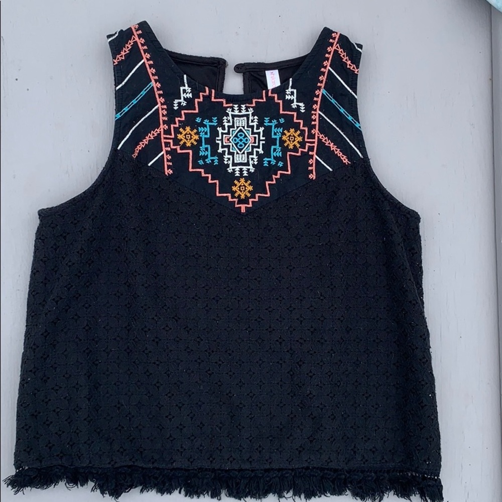 Cute Embroidered Summer Tank